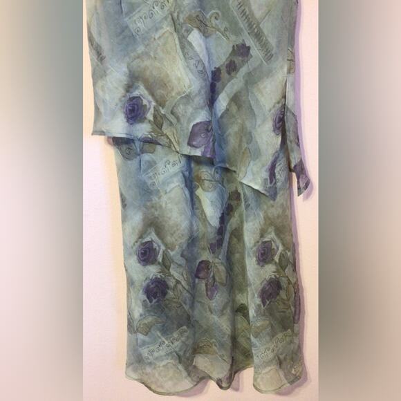 Vintage Y2K K petites maxi dress size 14P - Picture 3 of 7